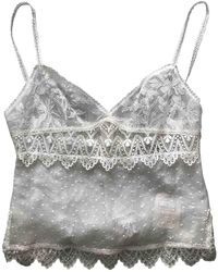 Valentino \n White Silk Top