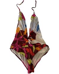 Missoni Costume da bagno in seta multicolore