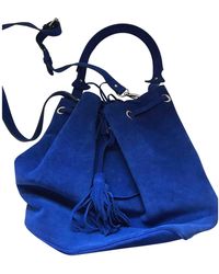 Sandro Leder Kleine tasche - Blau