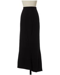 Chanel Seide maxi rock - Schwarz