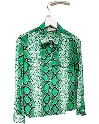 Sandro Spring Summer 2020 Seide Hemd - Grün