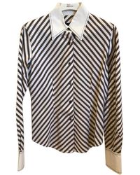 Moncler Top en Coton Marron