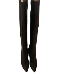 Maje Fall Winter 2019 Black Leather Boots