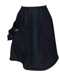 Miu Miu Jupe \N en Coton Noir