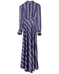 Sandro Spring Summer 2020 Maxi kleid - Blau