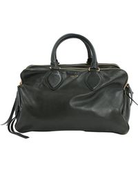 Céline Sac à main \N en Cuir Vert - Noir