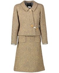 Chanel Traje de Lana - Neutro