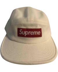 supreme bucket hat white