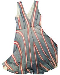 Sandro Spring Summer 2019 Spitze Midi kleid - Mehrfarbig