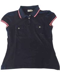 Moncler Top en Coton Bleu