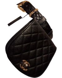 Chanel Leder Handtaschen - Schwarz