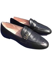 stuart weitzman triton leather flat