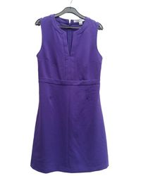 Diane von Furstenberg Midi kleid - Lila