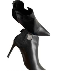 Sandro Leder Stiefel - Schwarz