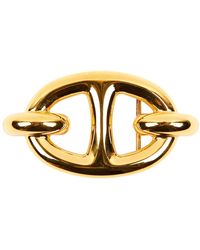 Hermès Cinturón en metal dorado Chaine d'Ancre - Metálico