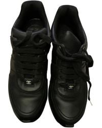 black chanel trainers womens