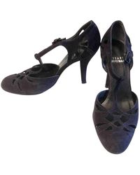 Stuart Weitzman Sandales \N en Suede Noir