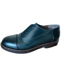 Marni Leder Mokassins - Grün