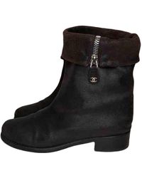 Chanel Botas - Marrón