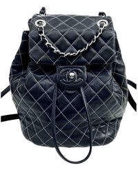 Chanel Mochila Timeless/Classique de Cuero - Negro