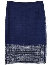 Diane von Furstenberg Halblang rock - Blau