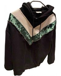 Sandro Fall Winter 2019 Kaschmir Sweatshirt - Schwarz