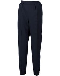 Chanel Pantaloni semplici in Lana - Blu