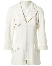 Chanel Abrigo - Blanco