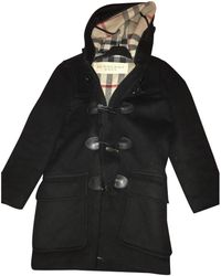 Burberry Wool Dufflecoat - Black