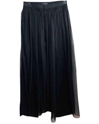 Chanel Pantaloni larghi - Nero