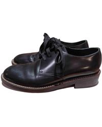 Marni Leder Schnürschuhe - Schwarz