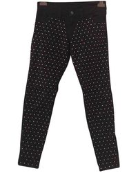 Maje Black Cotton - Elasthane Jeans