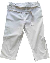 Marni Shorts Baumwolle Ecru - Grau