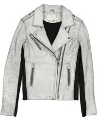 IRO Leder Blazer - Weiß