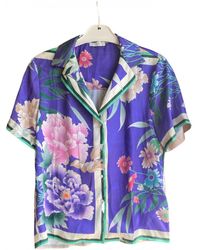 Sandro Spring Summer 2020 Seide Hemd - Mehrfarbig