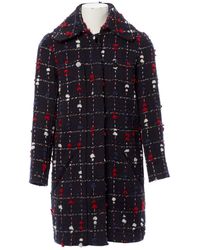 Chanel Cappotto in Lana - Blu