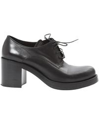 Miu Miu Derbis en cuero negro \N