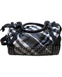 Burberry Cloth Handbag - Black