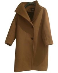 manteau maje camel