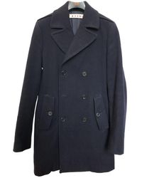 Marni Wolle Mäntel - Blau