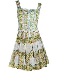 Valentino \n Multicolour Synthetic Jumpsuits - Green