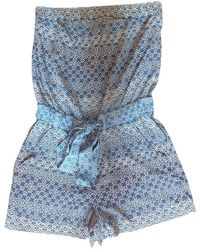 Diane von Furstenberg Seide Jumpsuits - Blau