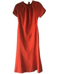 Diane von Furstenberg Midi kleid - Orange