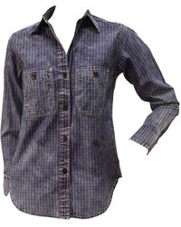 Étoile Isabel Marant Top Baumwolle Blau