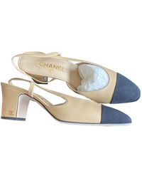 Chanel Slingback Leder Pumps - Mehrfarbig