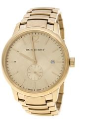burberry check strap watch 38mm