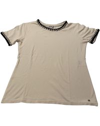 Chanel Top Baumwolle Weiß