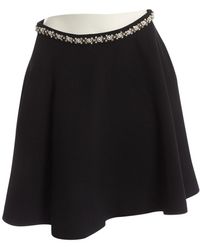 Miu Miu Falda en lana negro \N
