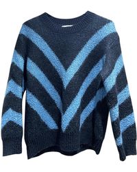 Sandro Wolle Sweatshirt - Blau