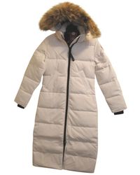 Canada Goose White Polyester Coat